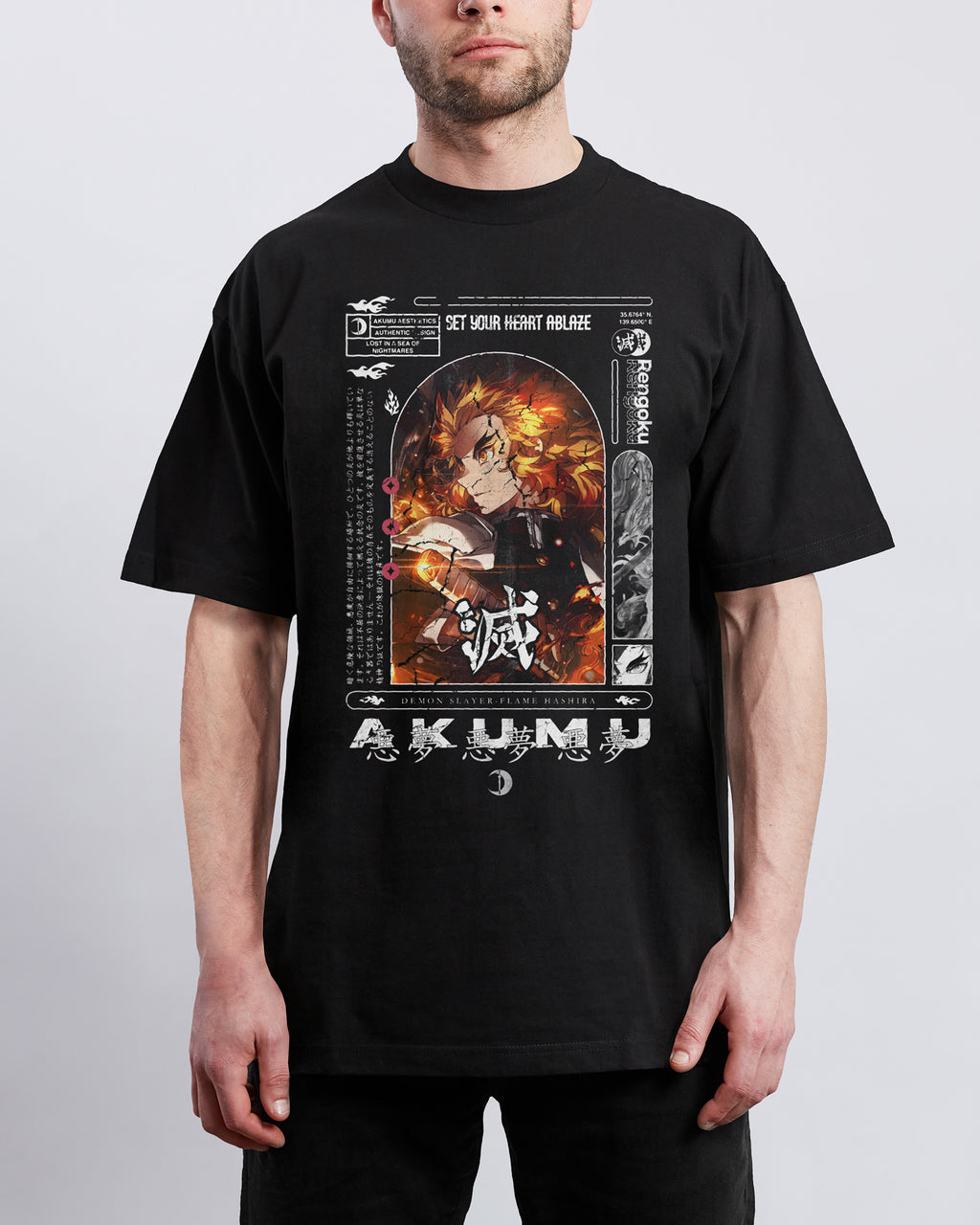 Demon Slayer 'Rengoku' Staple T-Shirt