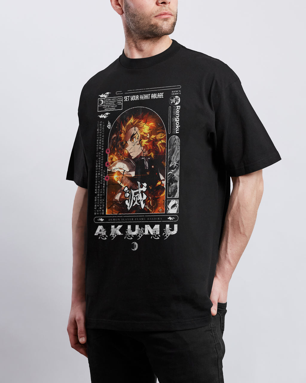 Demon Slayer 'Rengoku' Staple T-Shirt