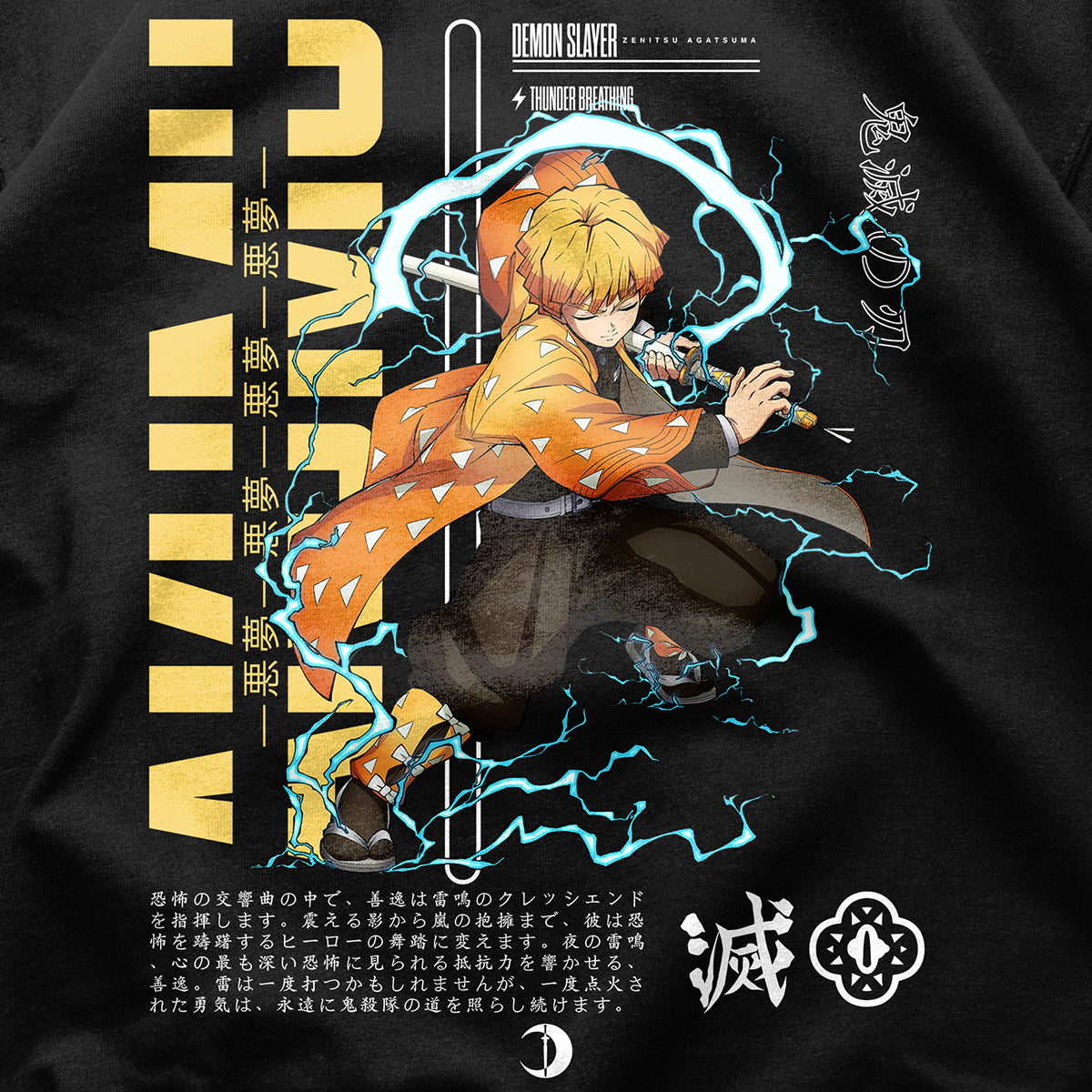 Demon Slayer 'Zenitsu' Heavyweight T-Shirt